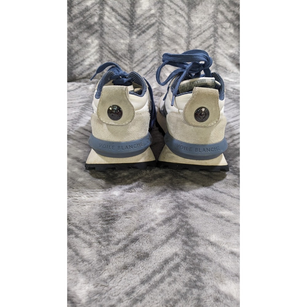 Voile Blanche Qwark Designer Shoes Italy Bedazzle Suede Sneakers Women 37 US 6.5 - Picture 8 of 16